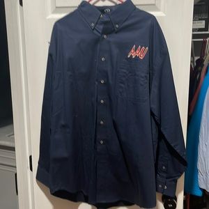 AAU Button-Down, NWOT XL, Navy